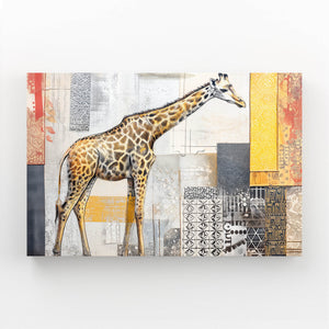 Living Room Giraffe Wall Decor