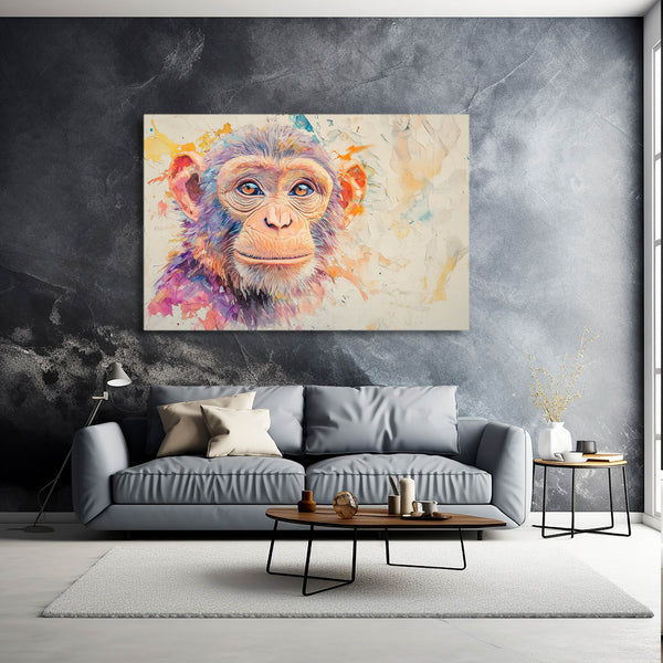 Living Room Monkey Art