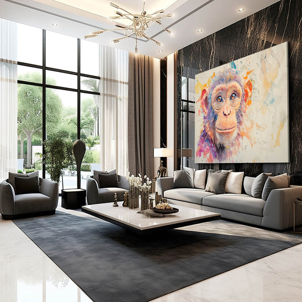 Living Room Monkey Art