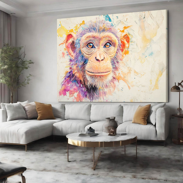 Living Room Monkey Art