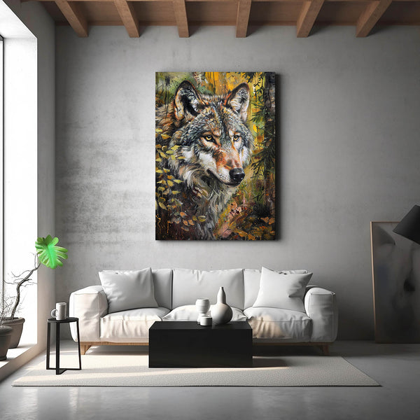 Living Room Wolf Art  | MusaArtGallery™