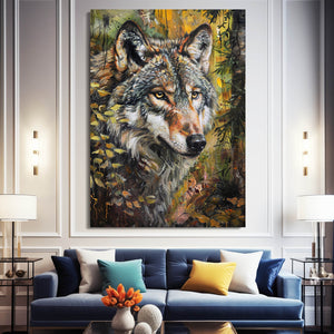 Living Room Wolf Art  | MusaArtGallery™