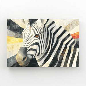 Living Room Zebra Art