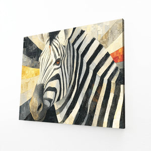 Living Room Zebra Art