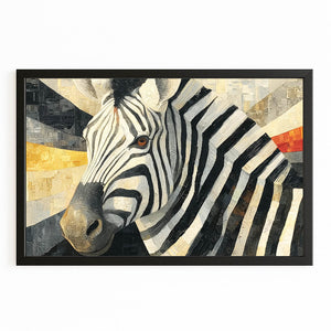 Living Room Zebra Art