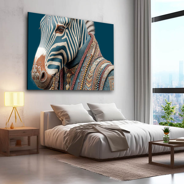 Living Room Zebra Wall Art