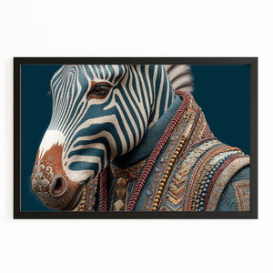 Living Room Zebra Wall Art