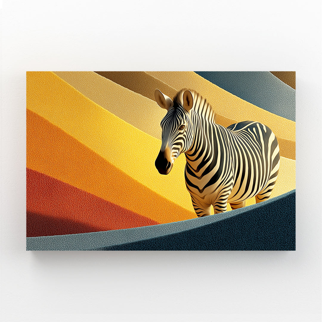 Living Room Zebra Wall Decor