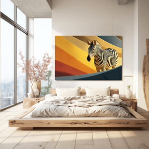 Living Room Zebra Wall Decor