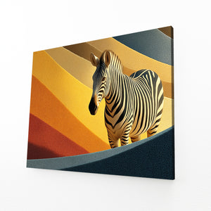Living Room Zebra Wall Decor