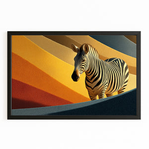 Living Room Zebra Wall Decor
