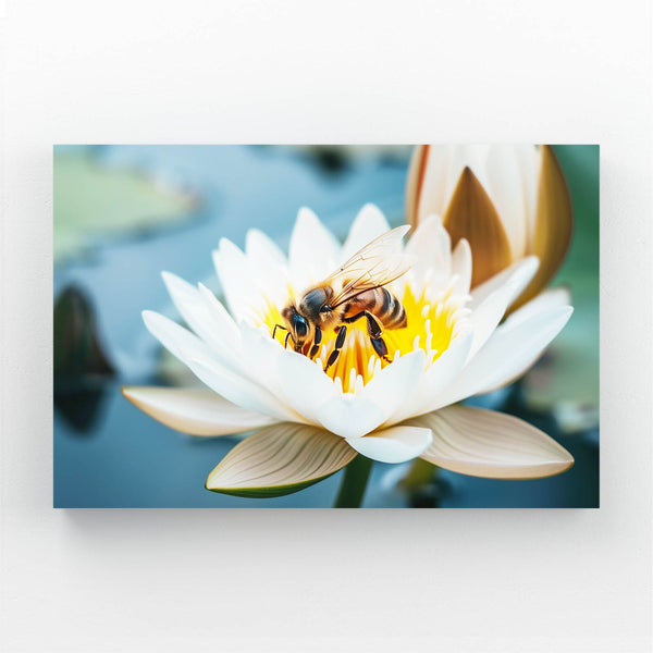 Lotus Harmony Bee Art | MusaArtGallery™