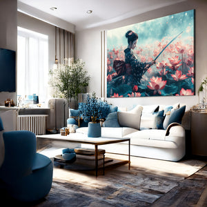 Lotus Samurai Art
