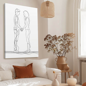 Love Connection Line Art | MusaArtGallery™