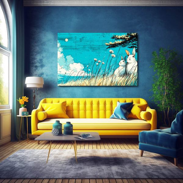 Love Rabbit Wall Art