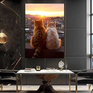 Lovely Cat Art Wall | MusaArtGallery™