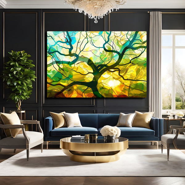 Luminous Canopy Tree Art | MusaArtGallery™