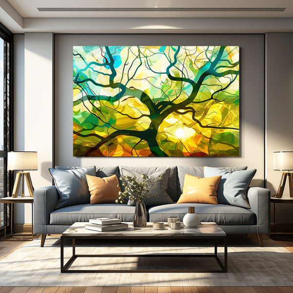 Luminous Canopy Tree Art | MusaArtGallery™