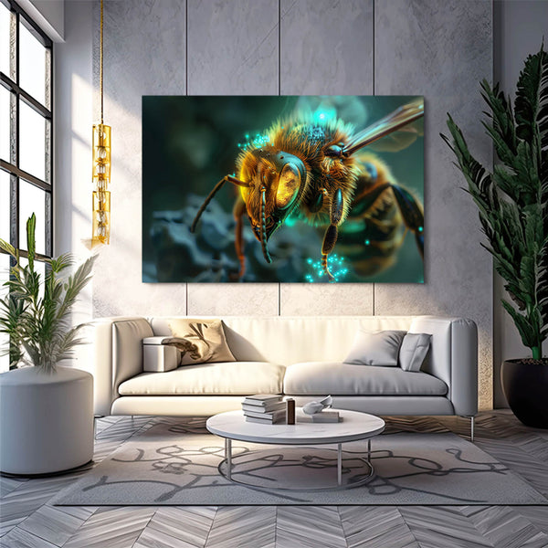 Luminous Glow Bee Art | MusaArtGallery™