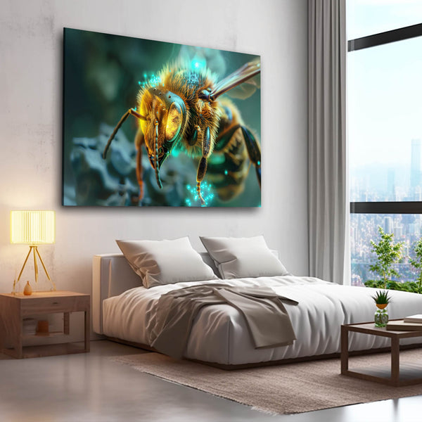 Luminous Glow Bee Art | MusaArtGallery™