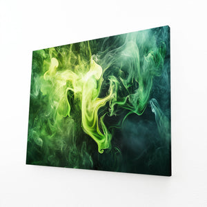 Luminous Mist Green Abstract Art | MusaArtGallery™