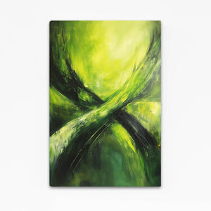 Lush Harmony Green Abstract Art | MusaArtGallery™