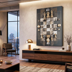 Luxury Chess Board Wall Art