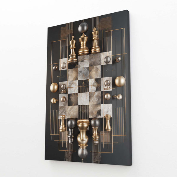 Luxury Chess Board Wall Art