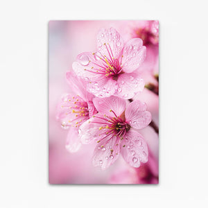 Macro Pink Cherry Blossom Flower Art