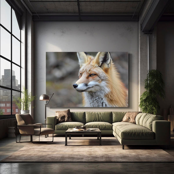 Majestic Fox Profile Art | MusaArtGallery™