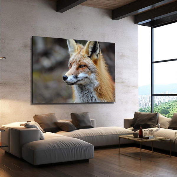 Majestic Fox Profile Art | MusaArtGallery™