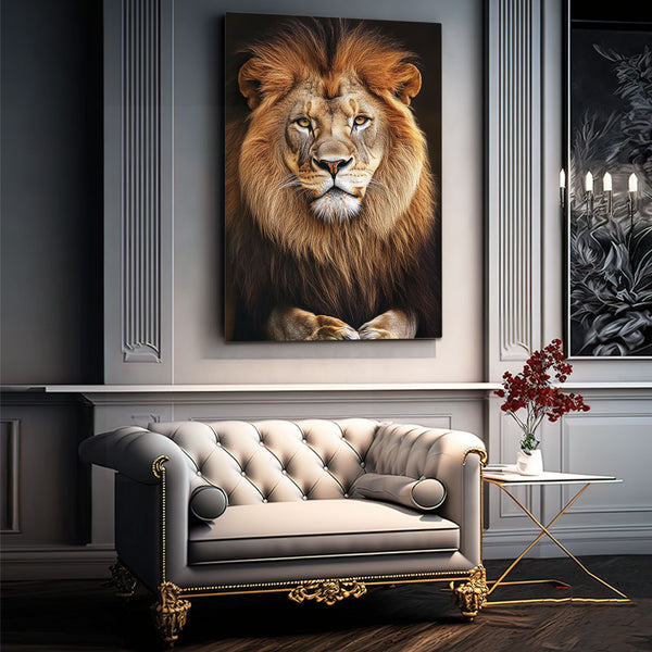 Majestic Lion Wall Art | MusaArtGallery™