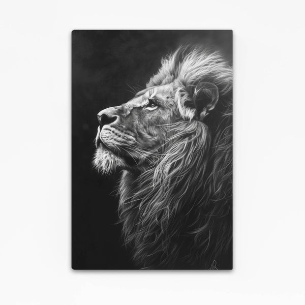 Majestic Profile Lion Wall Art | MusaArtGallery™