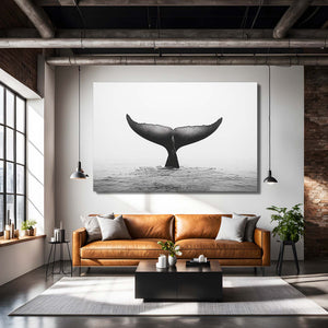 Majestic Tail Whale Art | MusaArtGallery™