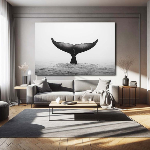 Majestic Tail Whale Art | MusaArtGallery™