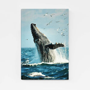 Majestic Whale Breach Art | MusaArtGallery™