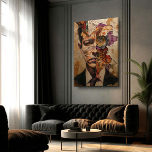 Man and Flower Trippy Art | MusaArtGallery™