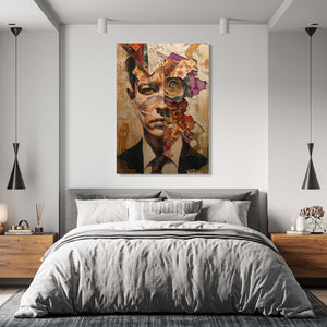 Man and Flower Trippy Art | MusaArtGallery™