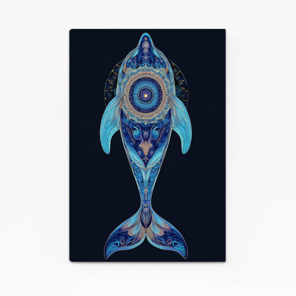 Mandala Dolphin Art