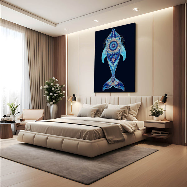 Mandala Dolphin Art