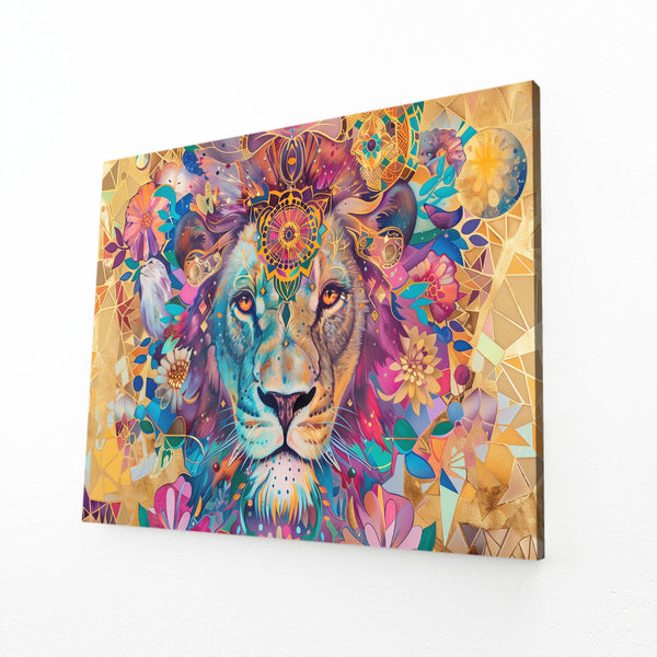 Mandala Lion Wall Art | MusaArtGallery™