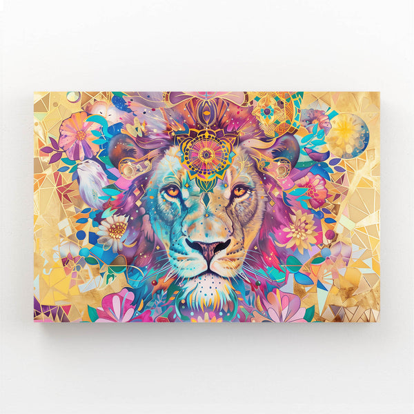 Mandala Lion Wall Art | MusaArtGallery™