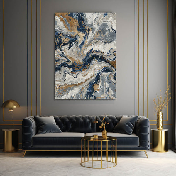 Marbled Flow Abstract Art | MusaArtGallery™