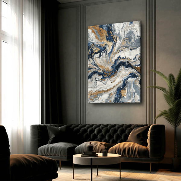 Marbled Flow Abstract Art | MusaArtGallery™