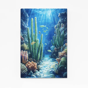 Marine Cactus Wall Art