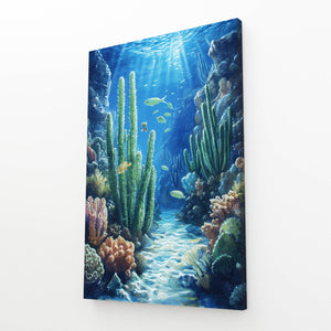 Marine Cactus Wall Art