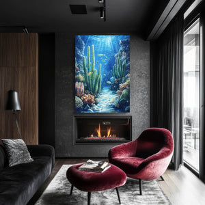 Marine Cactus Wall Art