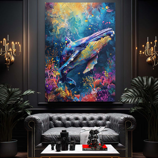 Marine Fantasy Whale Art | MusaArtGallery™