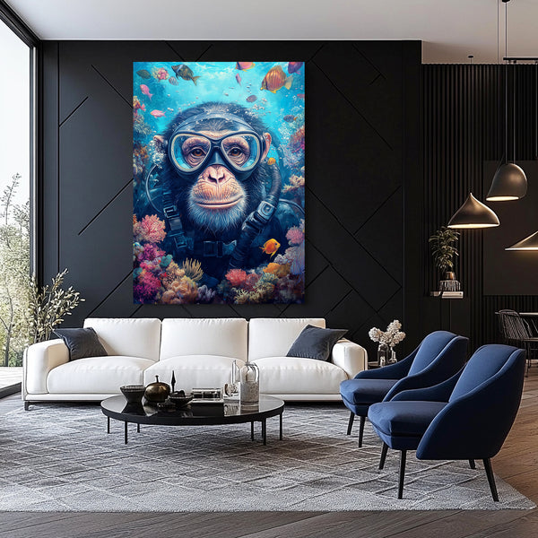 Marine Monkey Art