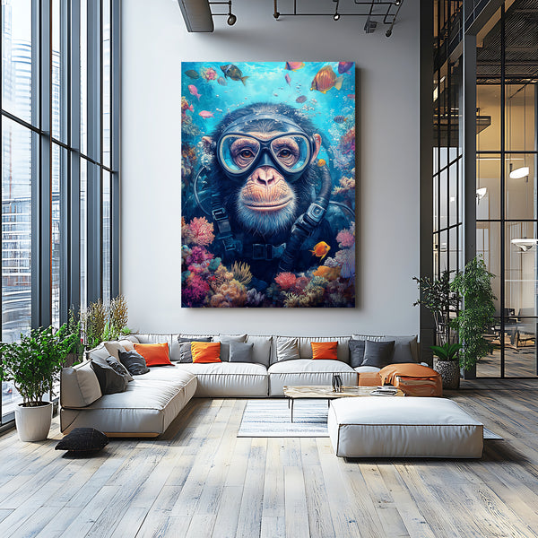 Marine Monkey Art